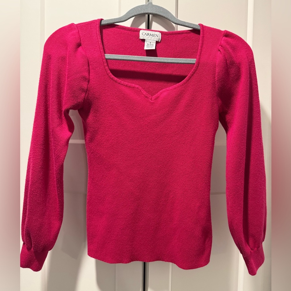 Women's Pink Knit Top